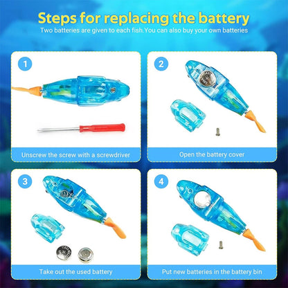 Interactive Robot LED Fish Toys
