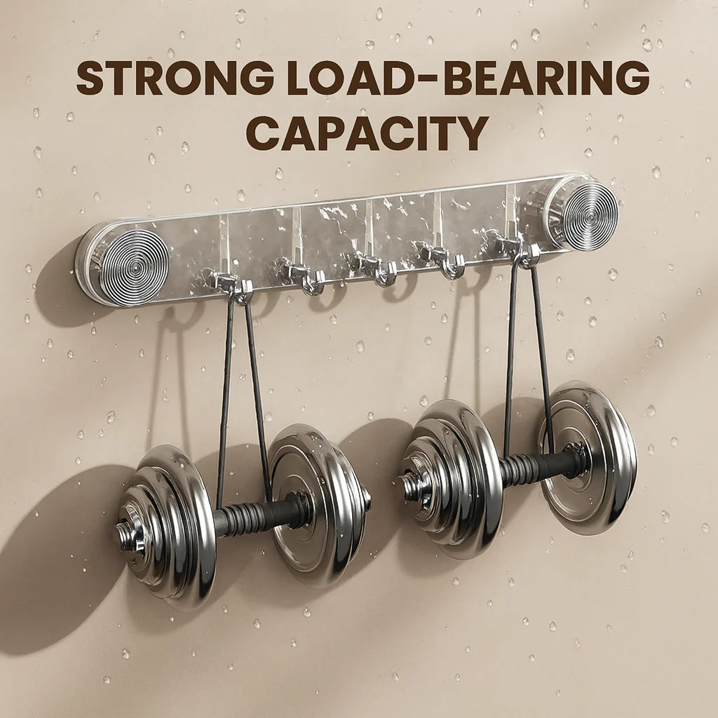 Wall-Mounted Suction Hook Rack