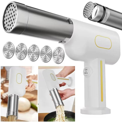 6 in 1 Automatic Handheld Pasta Maker (Steel)