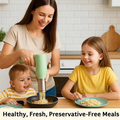 6 in 1 Automatic Handheld Pasta Maker (Steel)