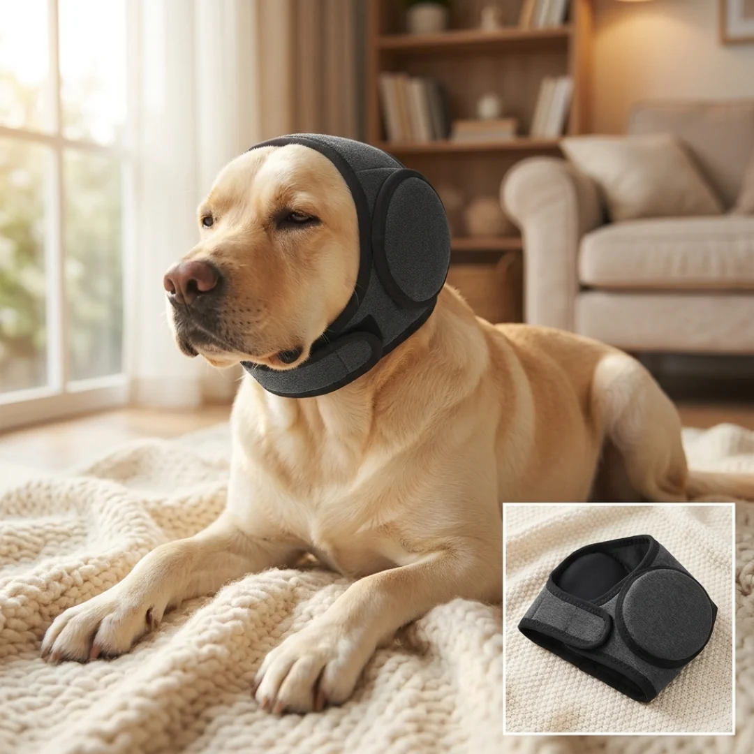 Dog Calming Ear Muffs for Noise Reduction