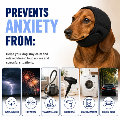 Dog Calming Ear Muffs for Noise Reduction