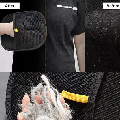 2-in-1 Pet Grooming & Hair Removal Gloves