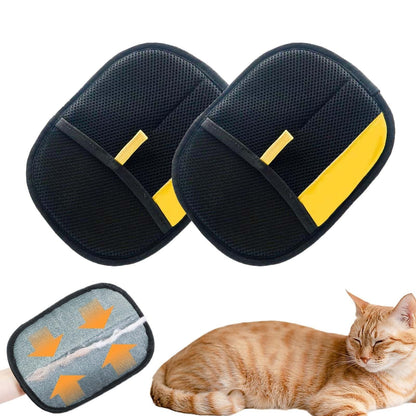 2-in-1 Pet Grooming & Hair Removal Gloves