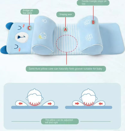 SleepGuard™ Anti-Twist Infant Head Support Pillow