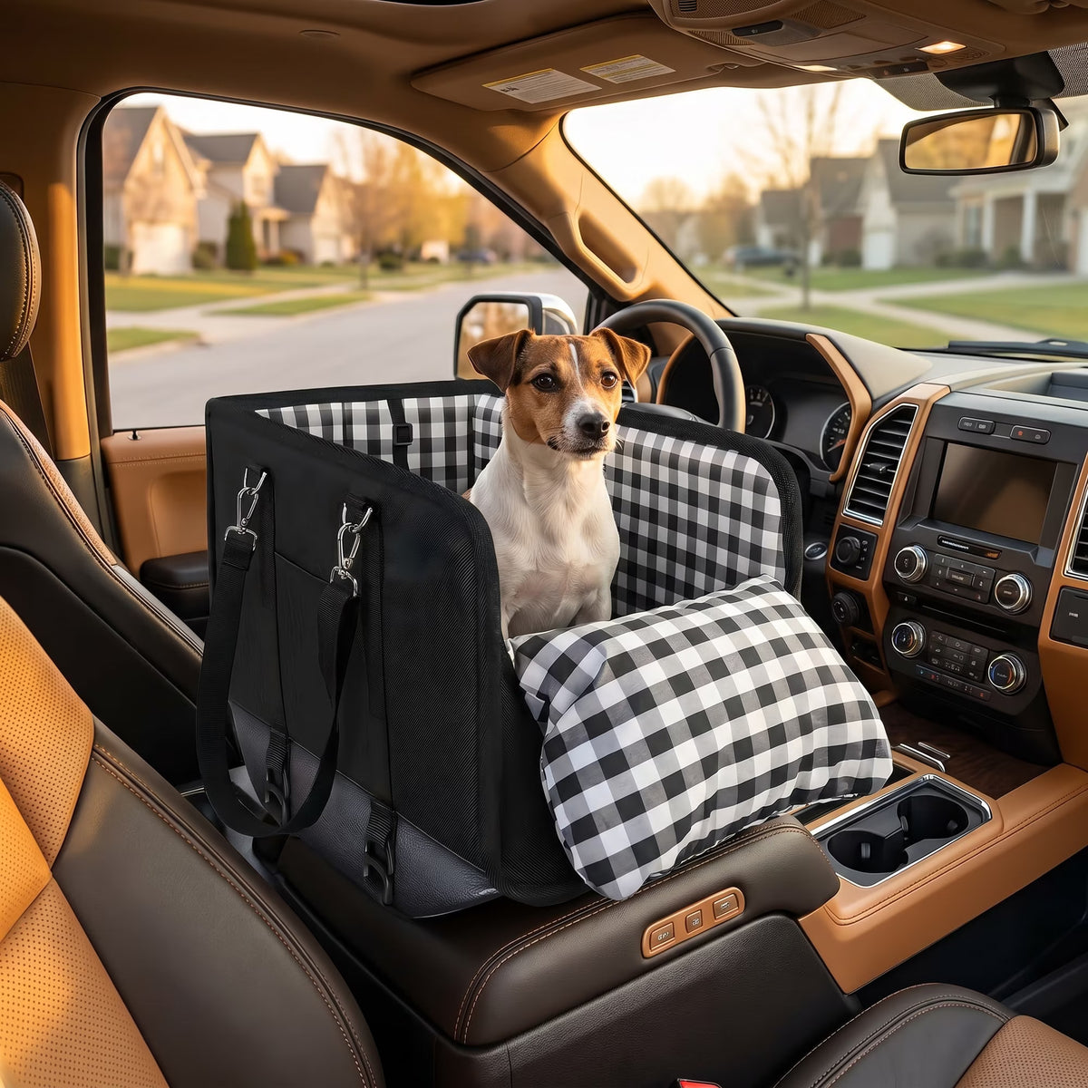 Deluxe Dog Console Car Seat