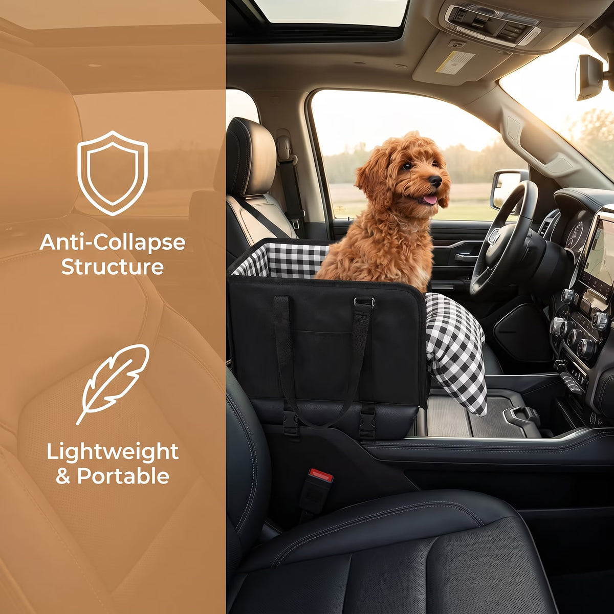 Deluxe Dog Console Car Seat