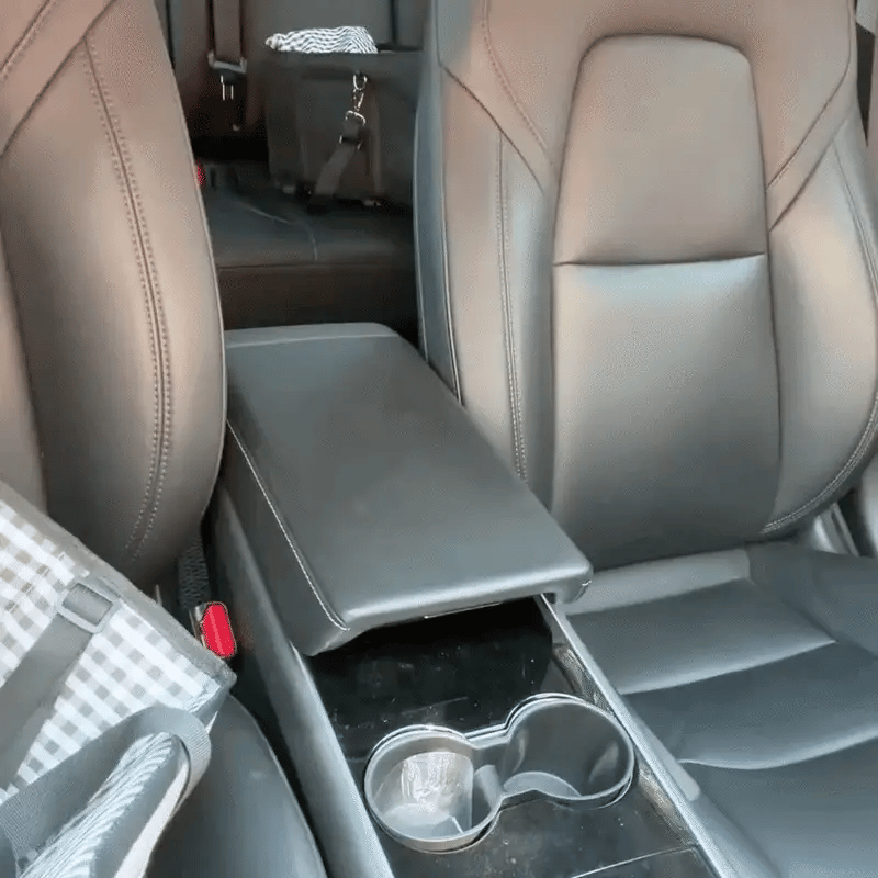 2-in-1 Center Console Pet Car Seat for Small Dogs & Cats