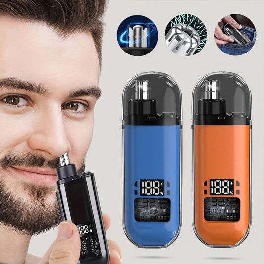 Electric Compact Ear & Nose Hair Trimmer | Digital Display